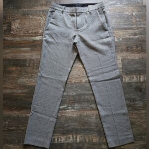 7 For All Mankind Black And White Houndstooth Trousers Size 4 Ecclectic Grandpa